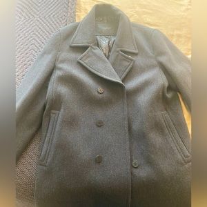 Andrew Marc Men's Wool Pea Coat Jacket